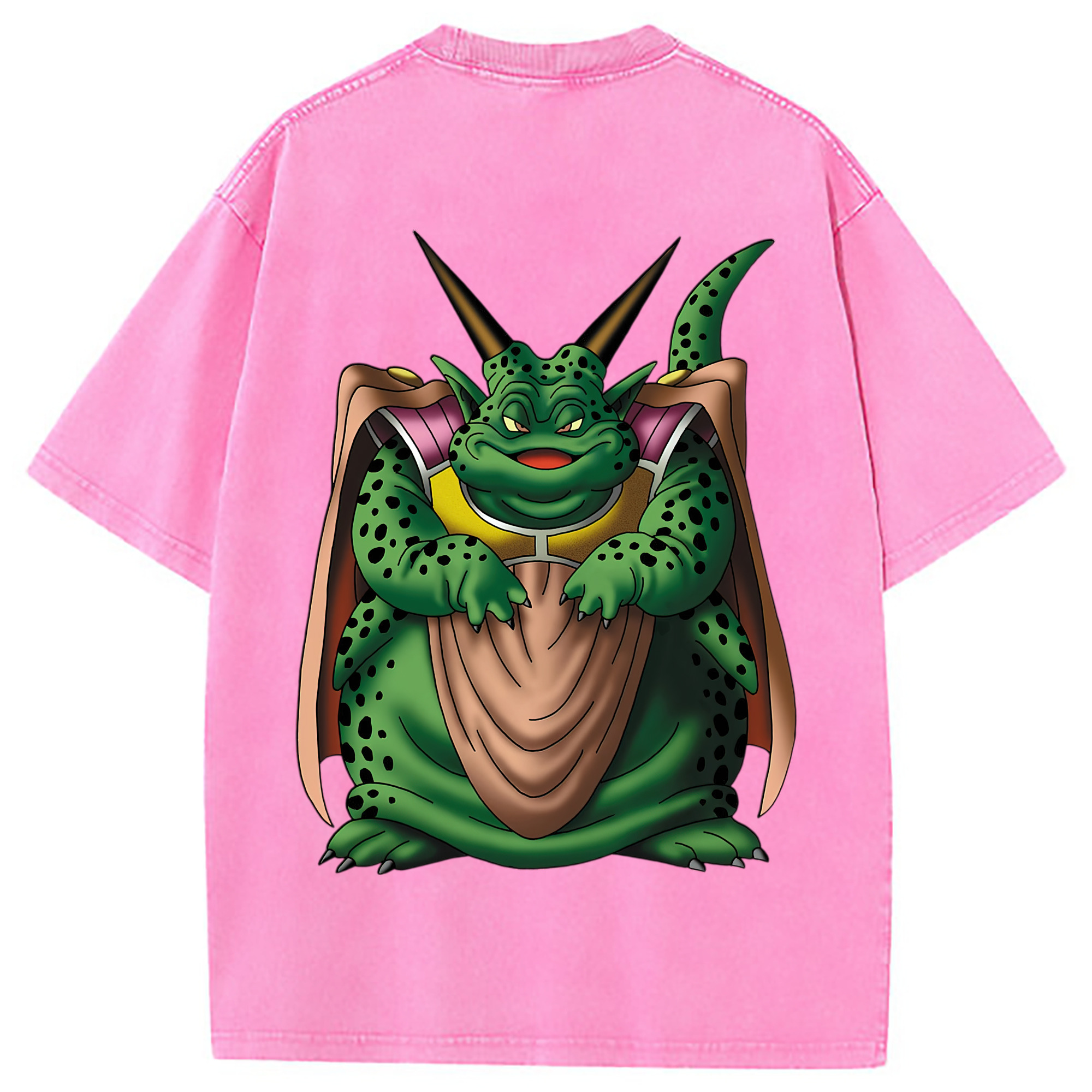 （画像用） ドラゴンクエスト Doragon Kuesuto Dragon Quest 綿100% ヴィンテージ風 半袖Tシャツ（背面プリント）